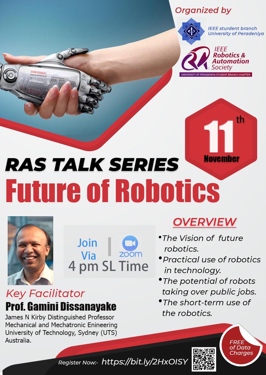 RAS talk series - Future of Robotics : vTools Events | vTools IEEE