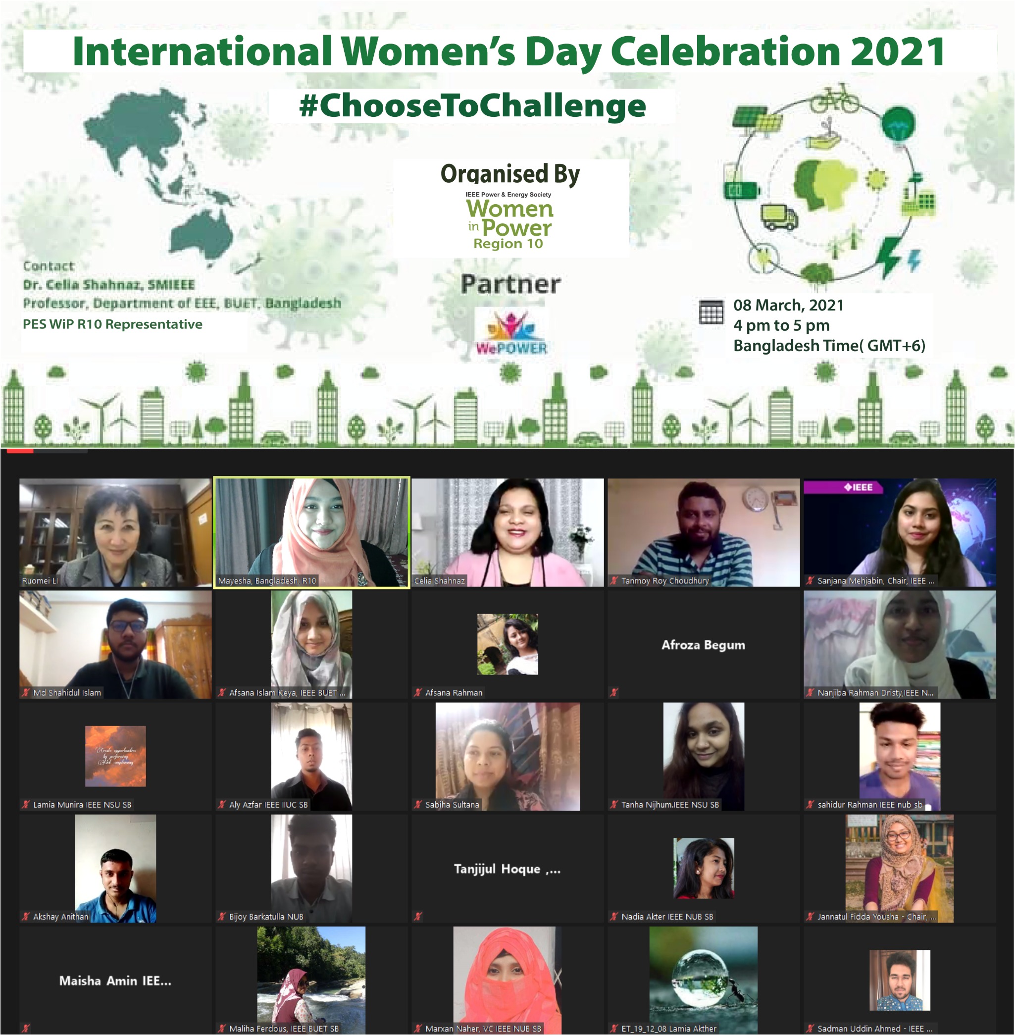 Region 10 WiP International Women's Day Celebration 2021 : vTools ...