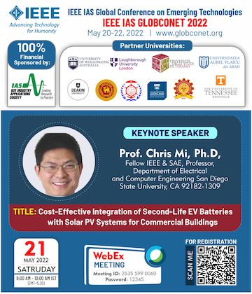 Prof. Chris Mi, Ph.D, Fellow IEEE & SAE