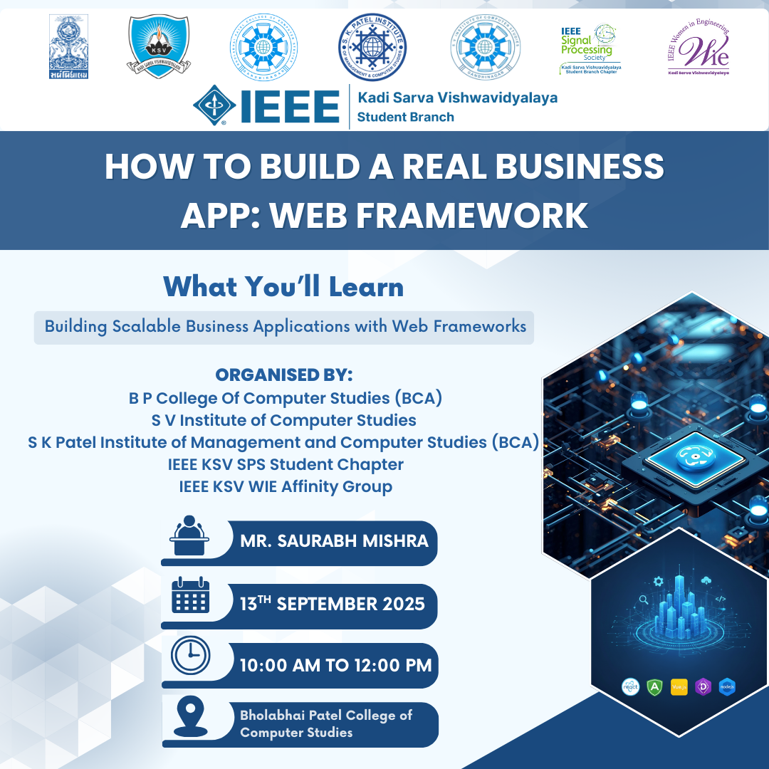 Workshop on Web Framework Poster