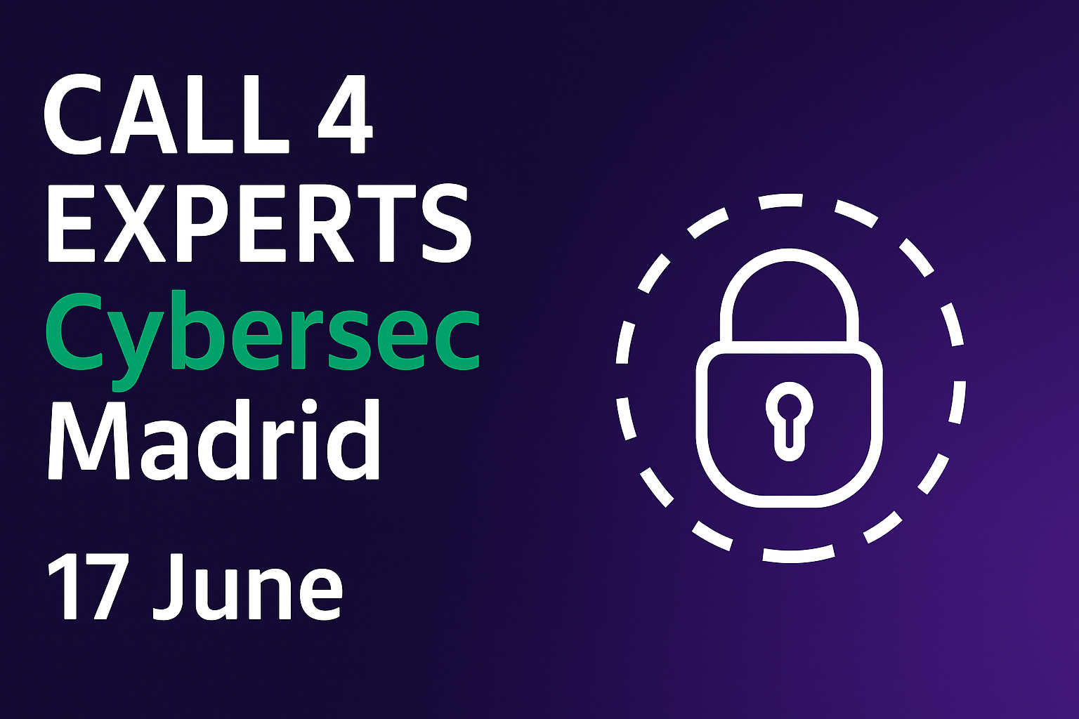 Cartel de ICS Madrid sobre Ciberseguridad Industrial e Infraestructuras Críticas, organizada por el Siemens Gamesa con apoyo de IEEE, ISA, Comunidad de Madrid y Fondo Social Europeo